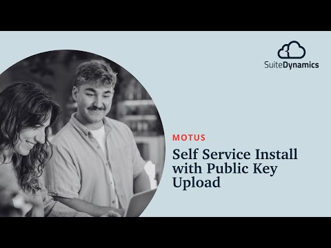 Motus Self Service Install with Public Key Upload