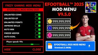eFootball PES 2025 MOD APK v9.5.0 Gameplay Unlimited Coins and Gp, Unlocked | PES 2025 MOD MENU