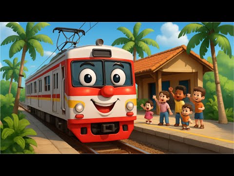 Lagu Naik Kereta Api Tut Tut Tut 🚂 | Animasi Anak Indonesia 3D | Kereta Api KAI Lucu & Edukatif