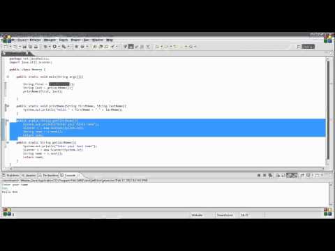 Java Beginner Tutorial 11 - Multiple Parameters