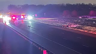Multi-vehicle crash with explosion kills 1, leaves both directions of I-69 closed in Noblesville