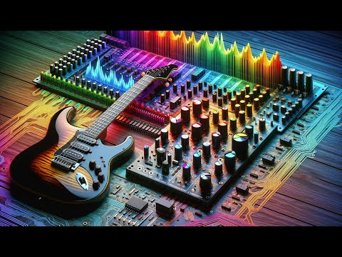 Professional Engineer Designing Electric Guitar Audio Visualizer