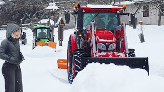 Winter Tractor Show in Svetnov - Deep Snow ❄️🚜