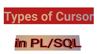 |Types of cursor (parameterized cursor) | dynamic cursor class-12, mca, bca, O-level