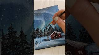 winter silence and a dreamy cabin in the mountains 🏕️🏔️
