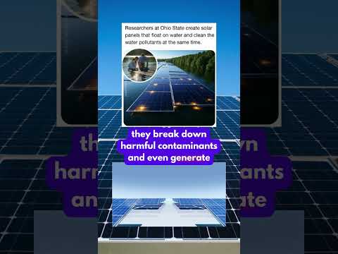 Solar Mats That Clean Dirty Water Science Win. #futuretech #news