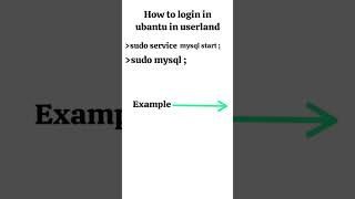 how to start mysql in ubantu landuser #learn_basics_mysql #databasequeries