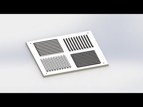 SolidWorks Tutorials: Sheet Metal Part: Vent