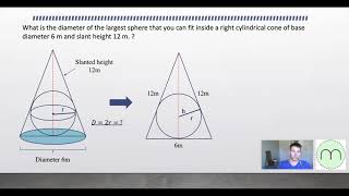 Intimidating GRE 3D Cone Problem