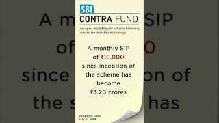 SBI Contra Fund - Mutual Fund Performance #withproof  One of the Best Performing Fund #Shorts