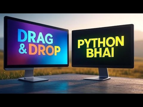 Watch🔥Mind Blowing Drag & Drop😈Tech💡#pythonbhai#computervision#pythoncoding#opencv#viraltech#viral
