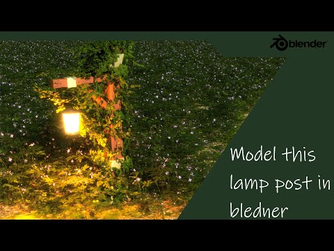 How to Make a Medieval Lamp Post in Blender | Time-Lapse Tutorial