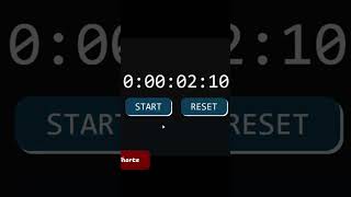 Stopwatch CSS #youtubeshorts #short #tutorial #htmlcss #webdesigntutorial #css #cssresponsive #css3