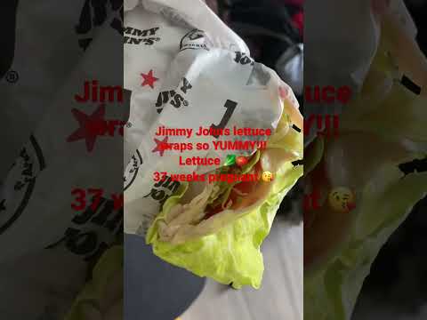 Yummy Jimmy John’s lettuce 🥬 wraps 😘