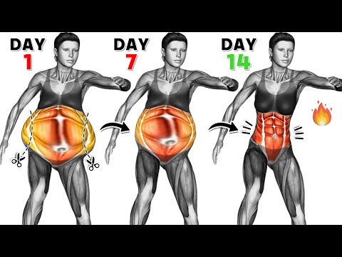 30 Min Tiny Waist & Abs Workout at Home ➜ Flat Stomach & Snatched Waist | No Equipment Workout