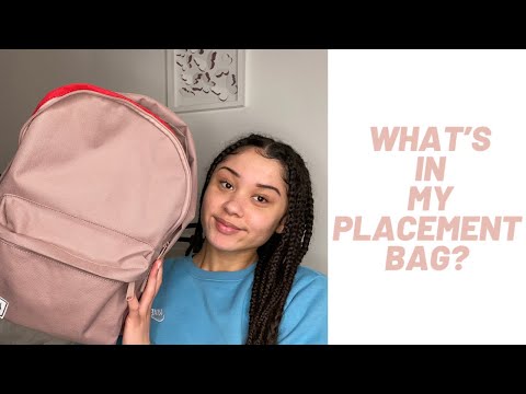 WHAT’S IN MY NURSING PLACEMENT BAG? | ALEXANDRIA GRACE