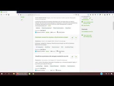How to sort list job on upwork  Upwork Master Classes | Beginner to Advanced