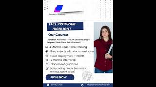 MEAN Stack Developer Course | Real-Time Training & Internship Program