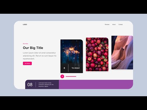 Part 1 | Landing Page Infinite Slider Gallery with TypeScript, GSAP, HTML, Sass