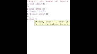 ❓How to Take int, float & complex Numbers as Input in Python — in 60 Seconds! #Shorts #Python