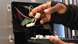 GE refrigerator with a defective display panel Part WR55X10859 #appliances #appliancerepair #repair