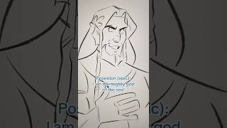 Poseidon is also the god of ghosting too #percyjackson #art #animation #shorts #funny #pov #artist