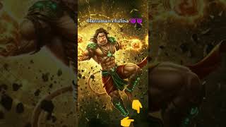 powerful Hanuman chalisa 😈😈|#hanuman #song #short