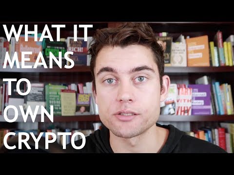 What it means to actually own crypto coins / Cryptocurrencies - Crypto Fundamentals