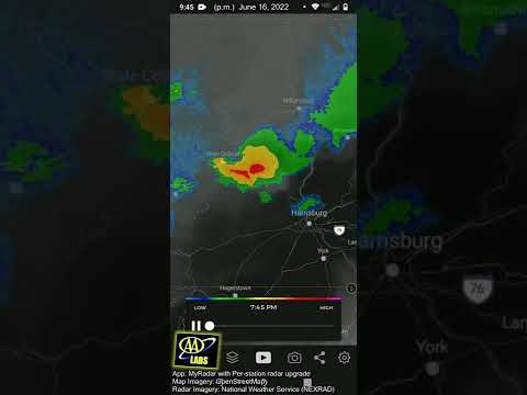 Finding Tornadoes with Doppler Weather Radar #Shorts