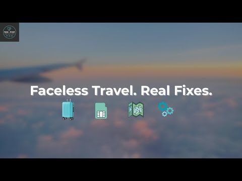 Pack & Pivot Channel Trailer | Faceless Travel Tips & Tech Fixes