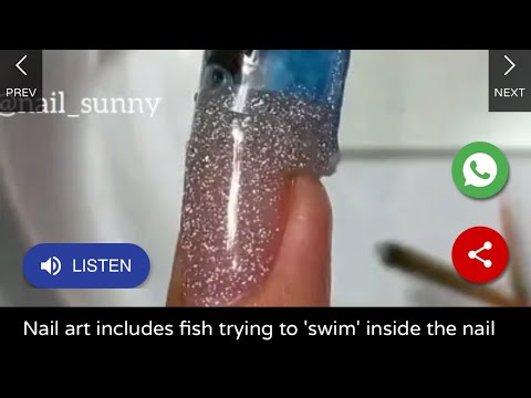 Dubai-based nail artist uses real fish in 'aquarium manicure', 'creativity' sparks outrage online !