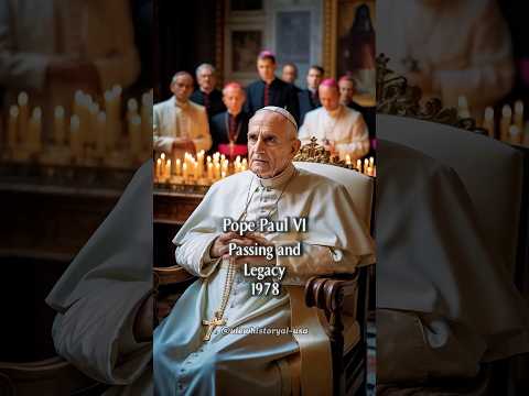 The Life of Pope Paul VI #ai #pope #popepaulVI #history #fyp