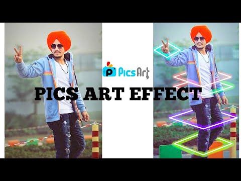 NEON GLOWING EFFECT || PICS ART MOBILE EDITING || LEATEST EFFECT || FEAT. BIR RAMGHARIA ||