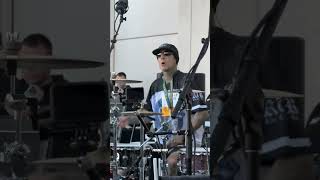Travis barker ft Dj Spider at Run Travid Run #travisbarker #music #drummer #drumcam #live #concert