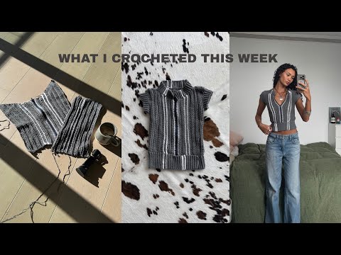 A week in my life and what I crocheted
