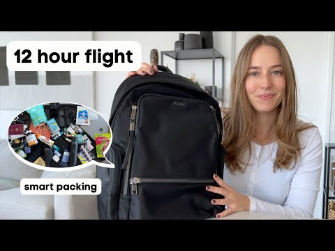 ✈️ What’s In My Travel Backpack (Tumi) For A 12h Flight To Argentina 🎒