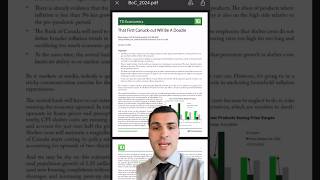 LOWER INTEREST RATES 2024? #canadianrealestate #interestrates #financialeducation #realestate #boc