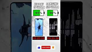 Samsung S25 Ultra vs Xiaomi 15 Ultra: The Ultimate Battery Showdown! 🔋⚡#shorts #viralvideo