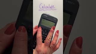 Calculator using pi #knottyMaths #pi #circle #calculus #calculator #calculation #casiocalculator