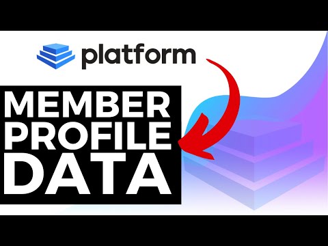 Member Profile Data - Platform Help Documentation Tutorial