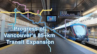 85km of New Transit in Vancouver By 2030