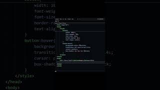Hover Button in CSS #treanding #CSS #programming #webdevelopment