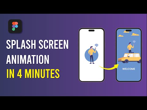 How to Design Animated Splash Screen in Figma | 4 Minutes Figma Tutorial