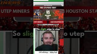 UTEP vs SAM HOUSTON Predictions  #collegefootball #cfbprediction