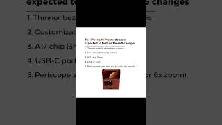 Some news about iPhone 15 pro #technews #iphones #techarticle