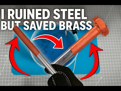 I Tried to Copper Plate Steel… And It Went Terribly Wrong (But Brass Worked!)