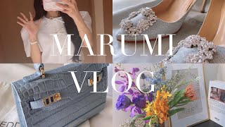 vlog.86｜東京フリーランス、結婚式に参列する｜お呼ばれコーデ、持ち物、ジュエリー｜EDITIONアフタヌーンティー｜実家｜newバッグ｜そして日常へ