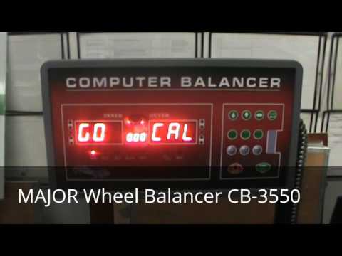 MAJOR Wheel Balancer CB-3550, Calibration