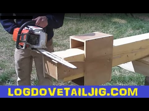 Cutting cabin notches