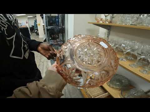 How rude! | Charity Shopping | Thrift with me UK | Reselling eBay ! Glass